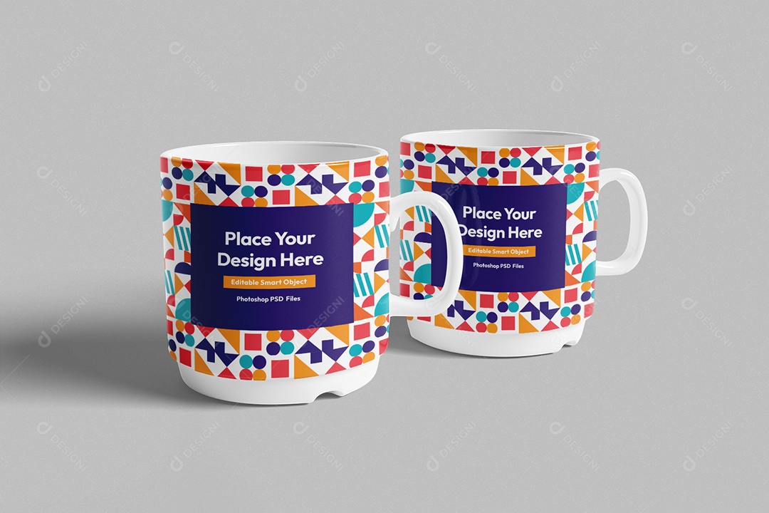 Mockup De Canecas PSD Editável
