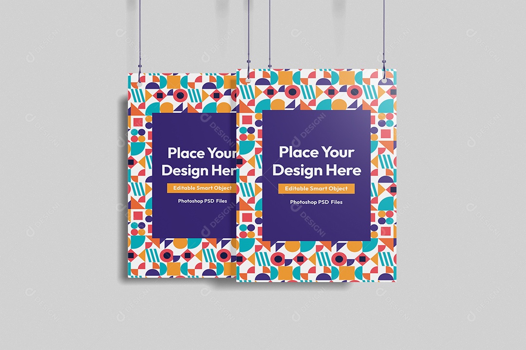 Cartões Postal Mockup PSD Editável