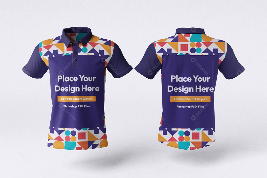 Mockup De Camisas Polo PSD Editável
