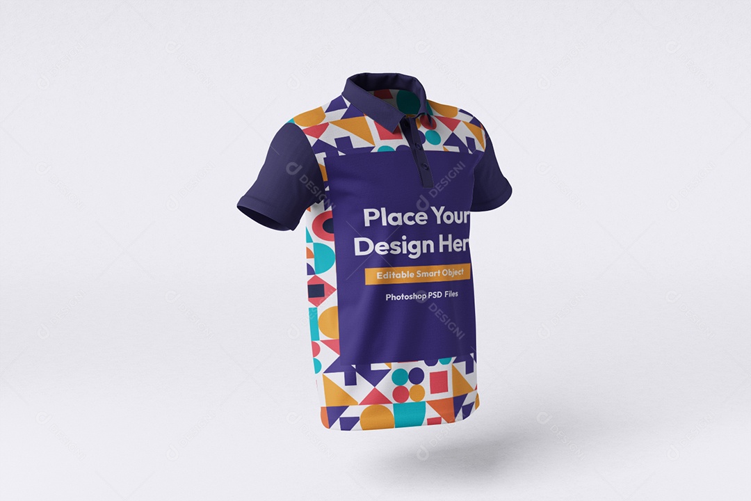 Mockup De Camisas Polo PSD Editável