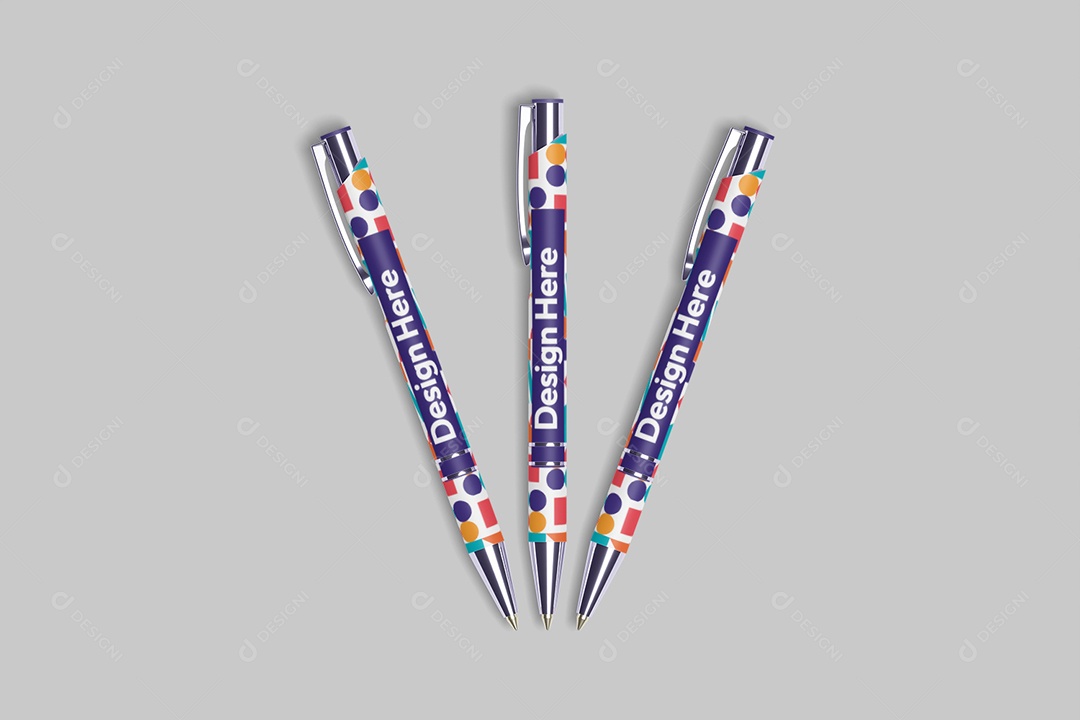 Mockup De Canetas PSD Editável