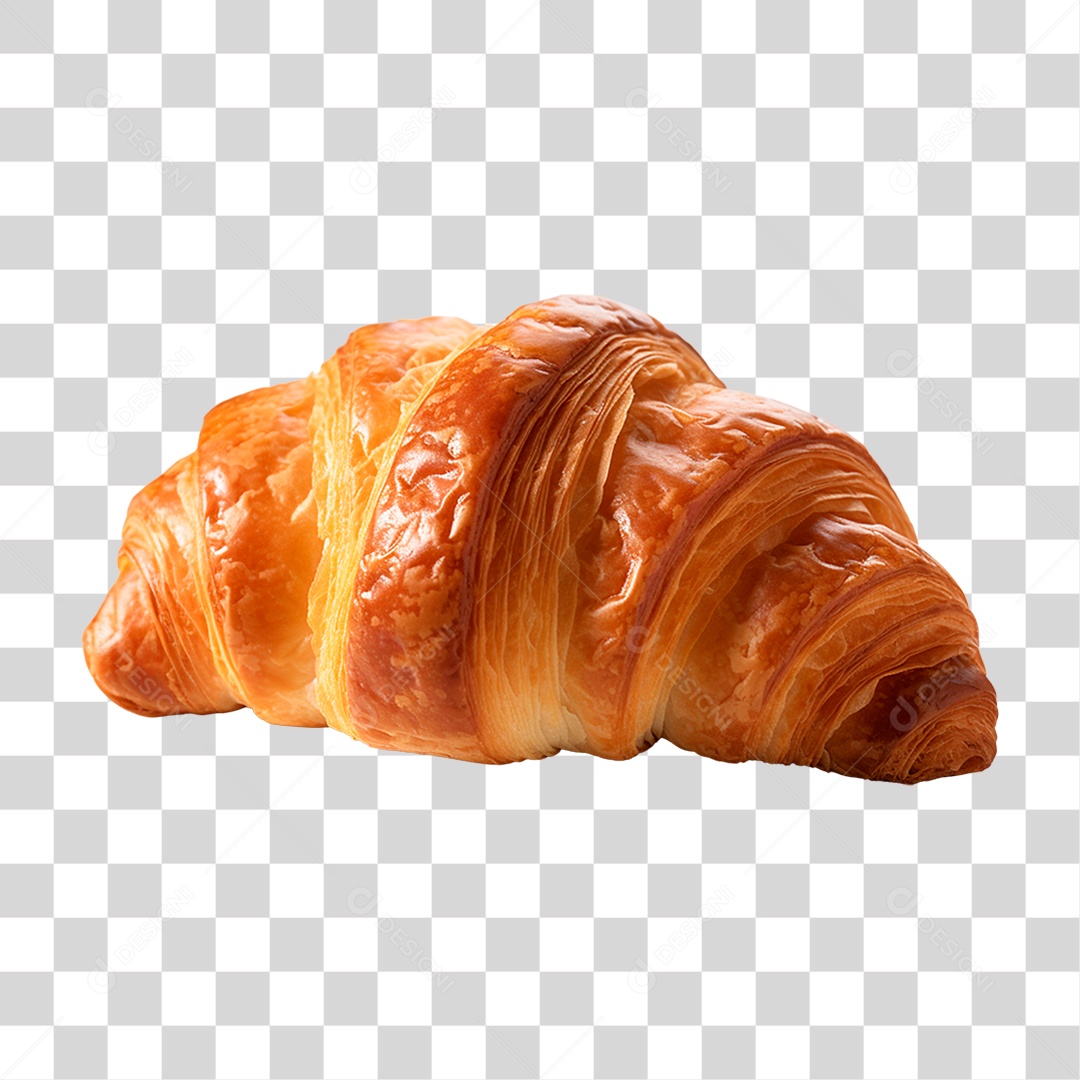 Salgado Assado Croissant PNG Transparente