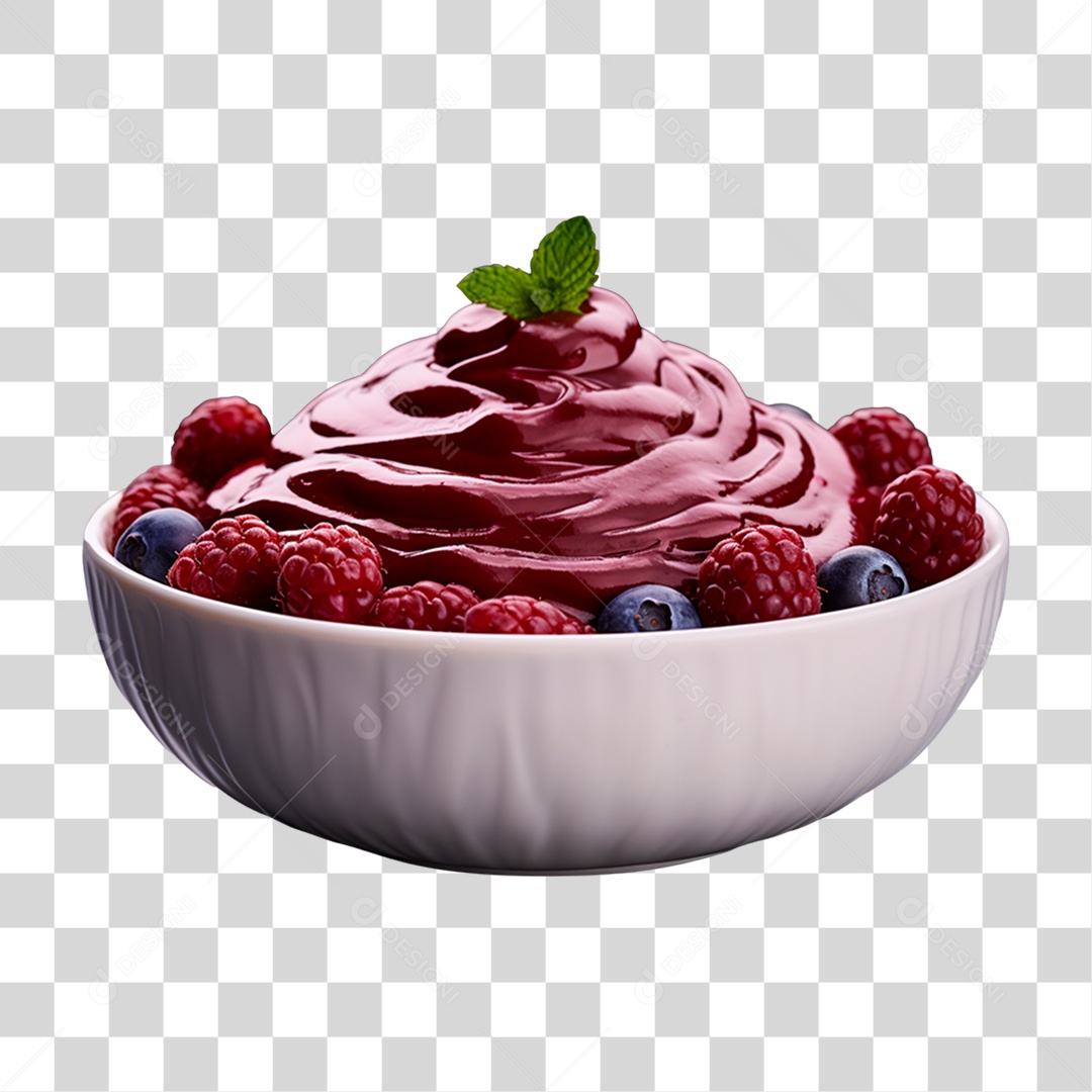 Tigela de Açaí PNG Transparente