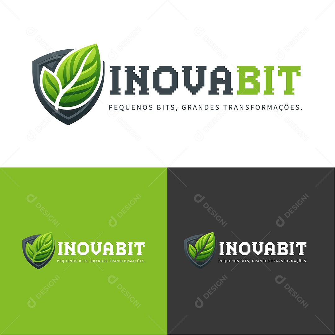 Logo InovaBit Ilustração Vetor EPS