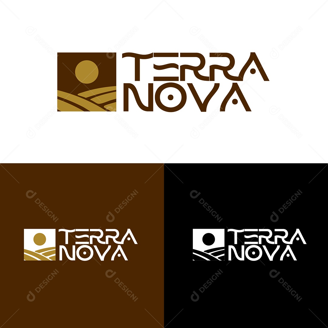 Logo Nova Terra Ilustração Vetor EPS