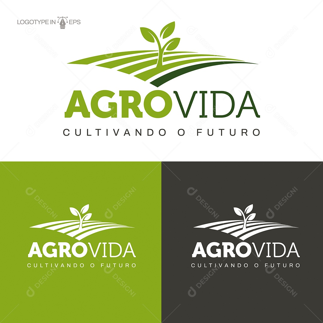 Logo Agro Ilustração Vetor EPS