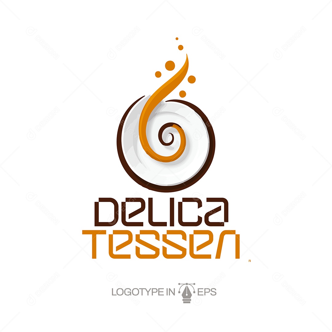 Logo de Delicatessen Ilustração Vetor EPS