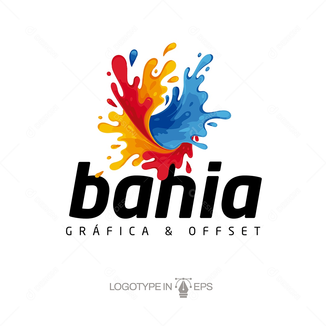 Logo de Gráfica Ilustração Vetor EPS