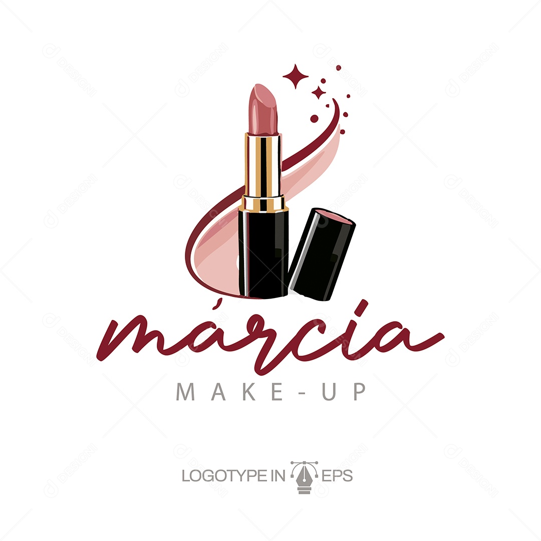 Logo de Makeup Ilustração Vetor EPS