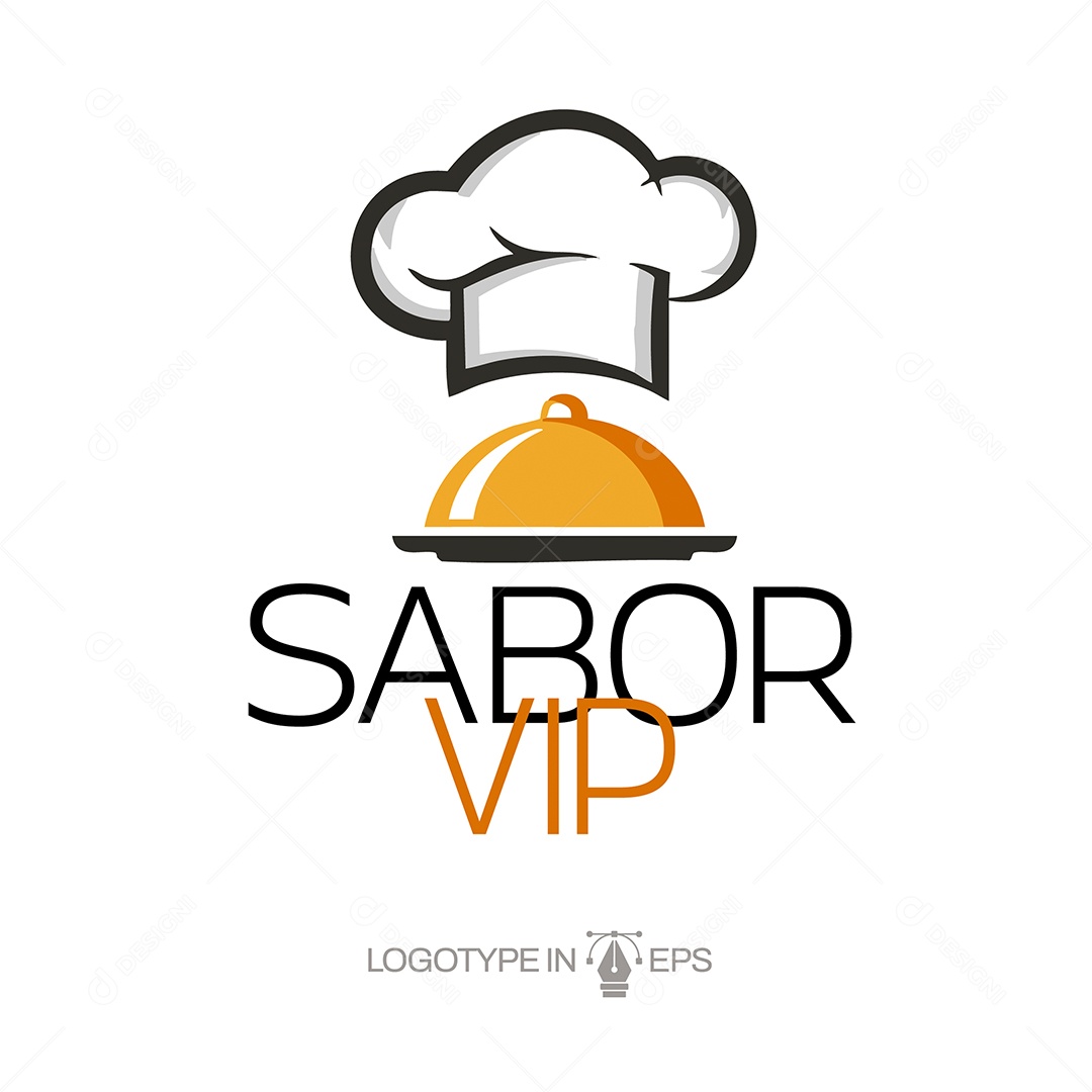 Logotipo Restaurante Ilustração Vetor EPS