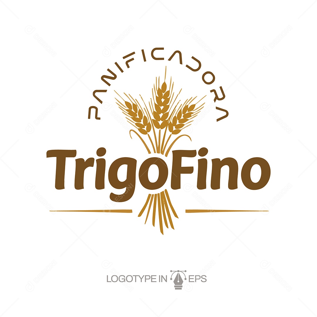 Logotipo Panificadora Ilustração Vetor EPS