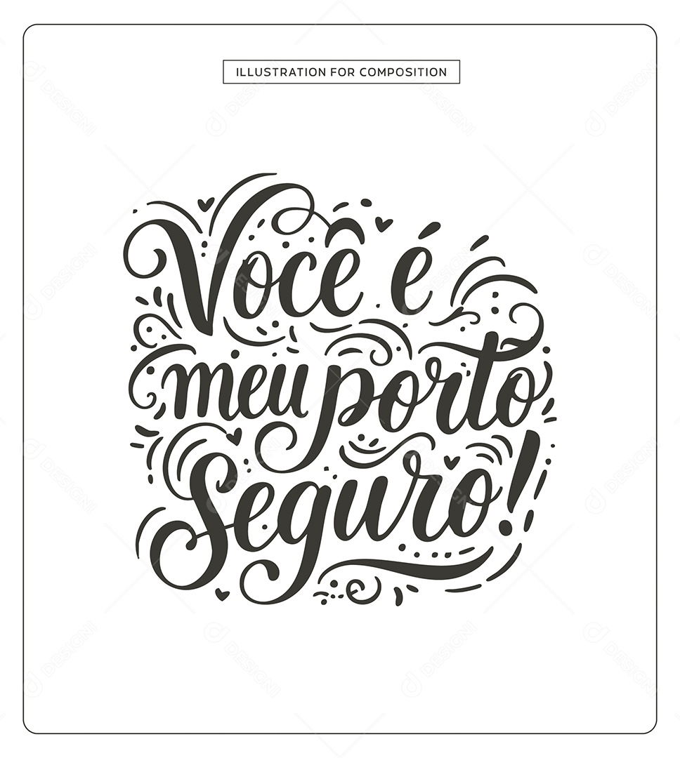 Lettering Dia das Mães Ilustração Vetor EPS