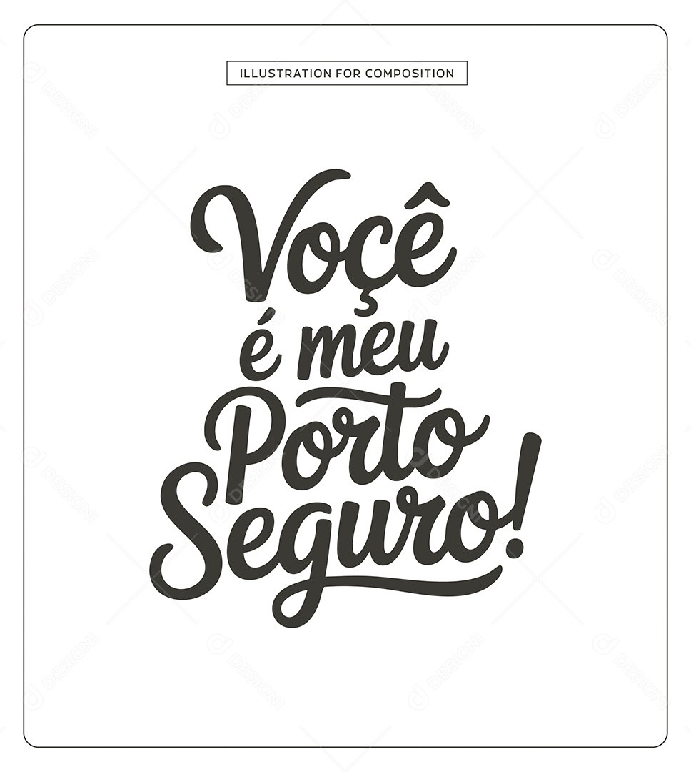 Lettering Dia das Mães Ilustração Vetor EPS