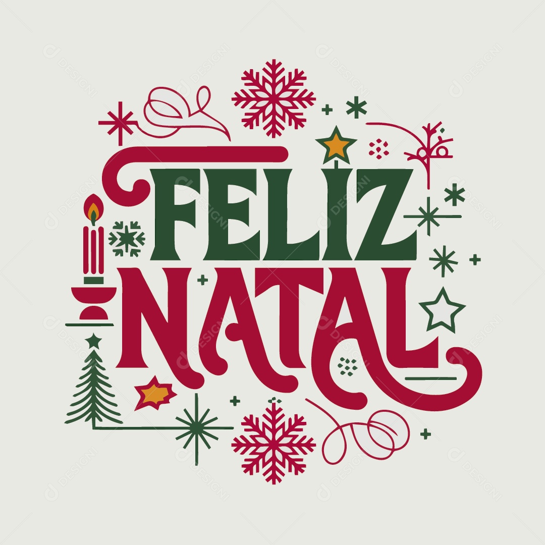 Feliz Natal Ilustração Vetor EPS