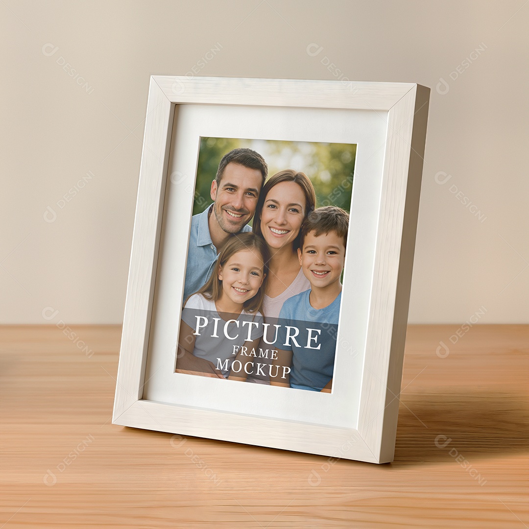 Quadro Para Fotos Mockup PSD Editável