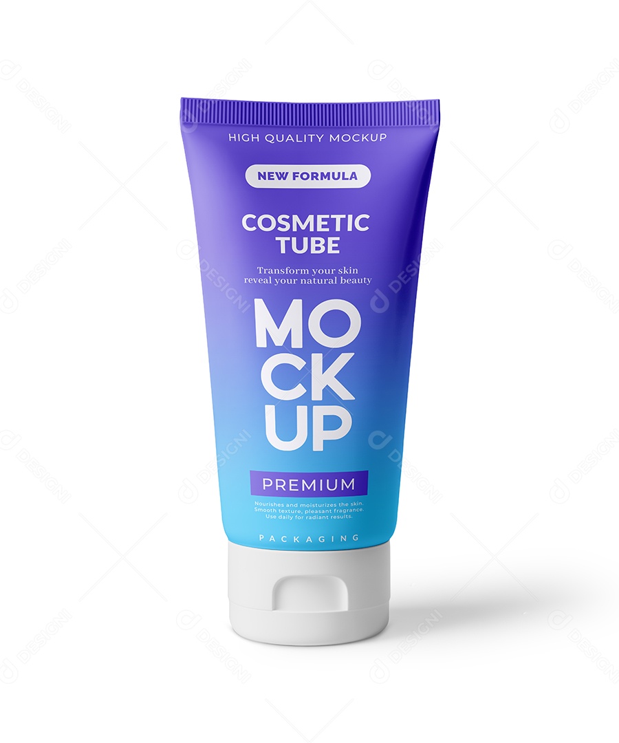 Tubo de Cosmético Mockup PSD Editável