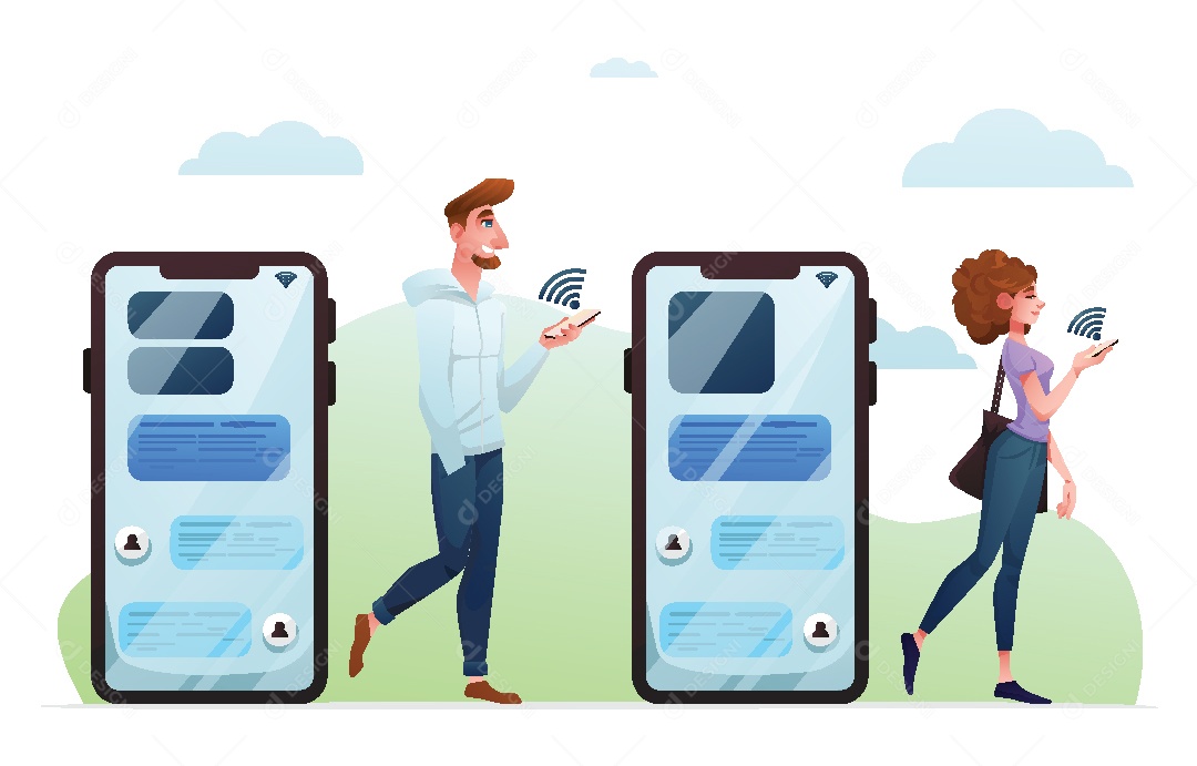 Conceito de Trabalho Online AI