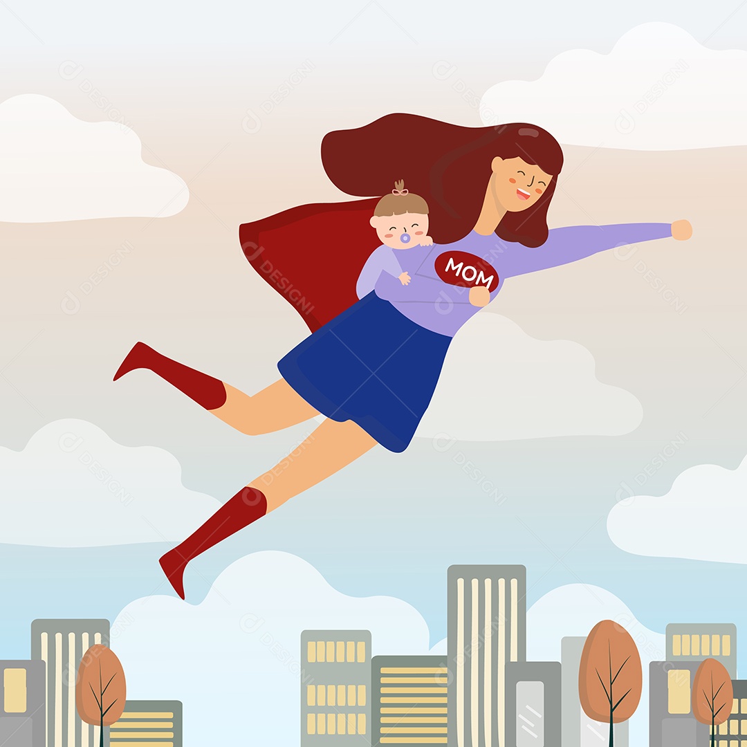 Ilustrações do Dia das Mães AI