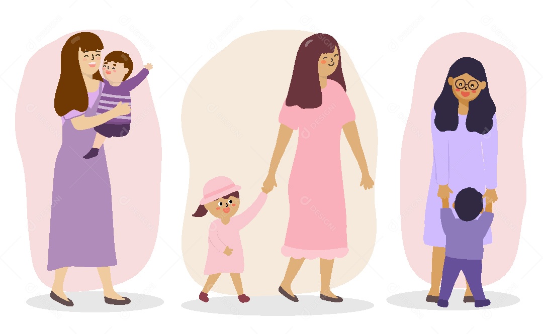 Ilustrações do Dia das Mães AI