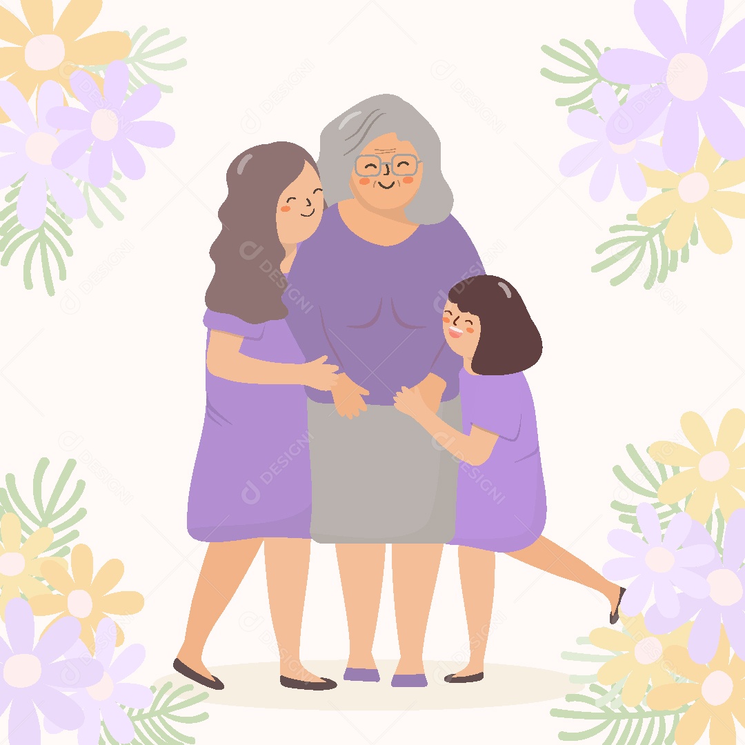 Ilustrações do Dia das Mães AI