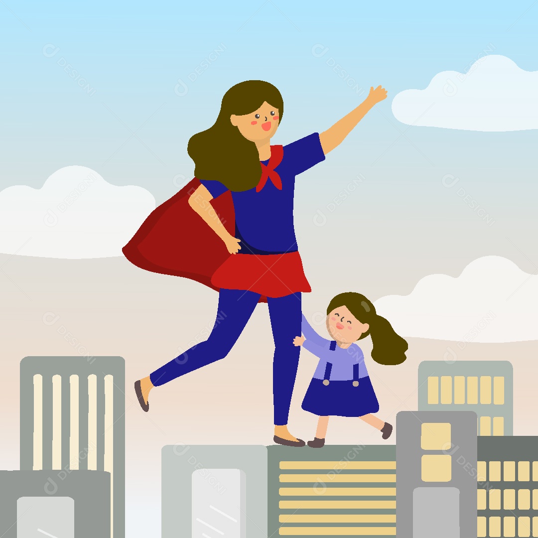 Ilustrações do Dia das Mães AI