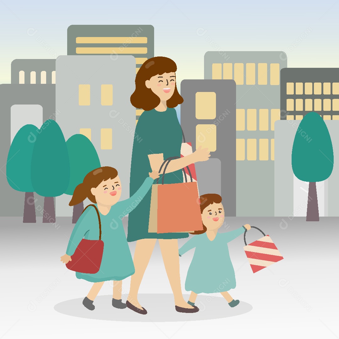 Ilustrações do Dia das Mães AI