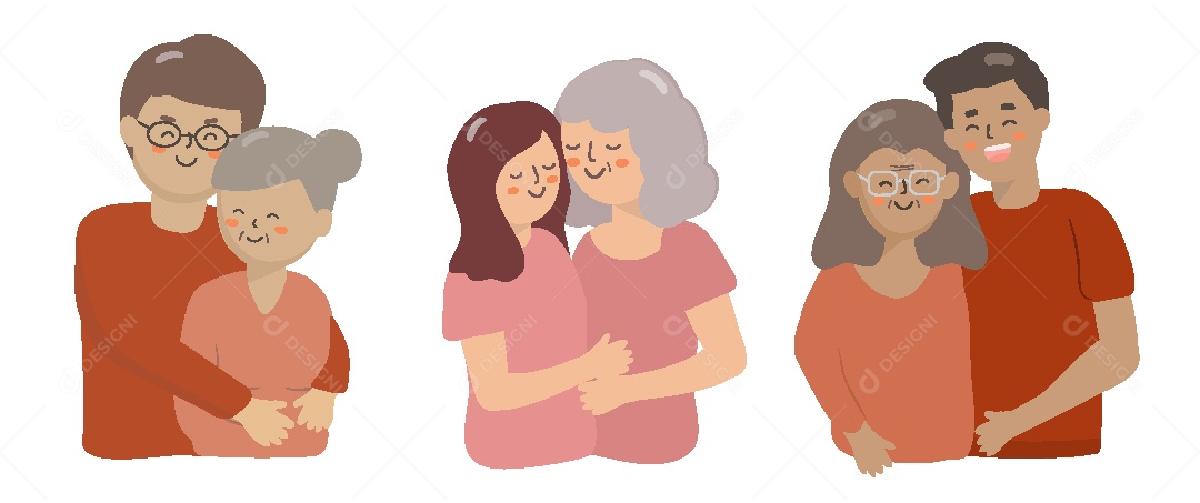 Ilustrações do Dia das Mães AI
