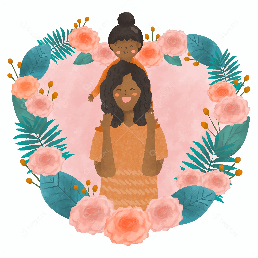 Ilustrações do Dia das Mães AI