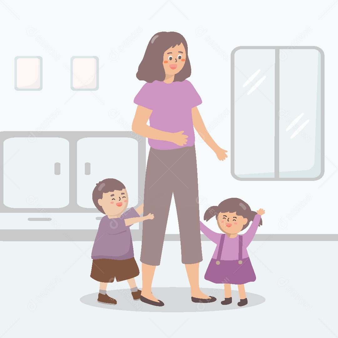 Ilustrações do Dia das Mães AI