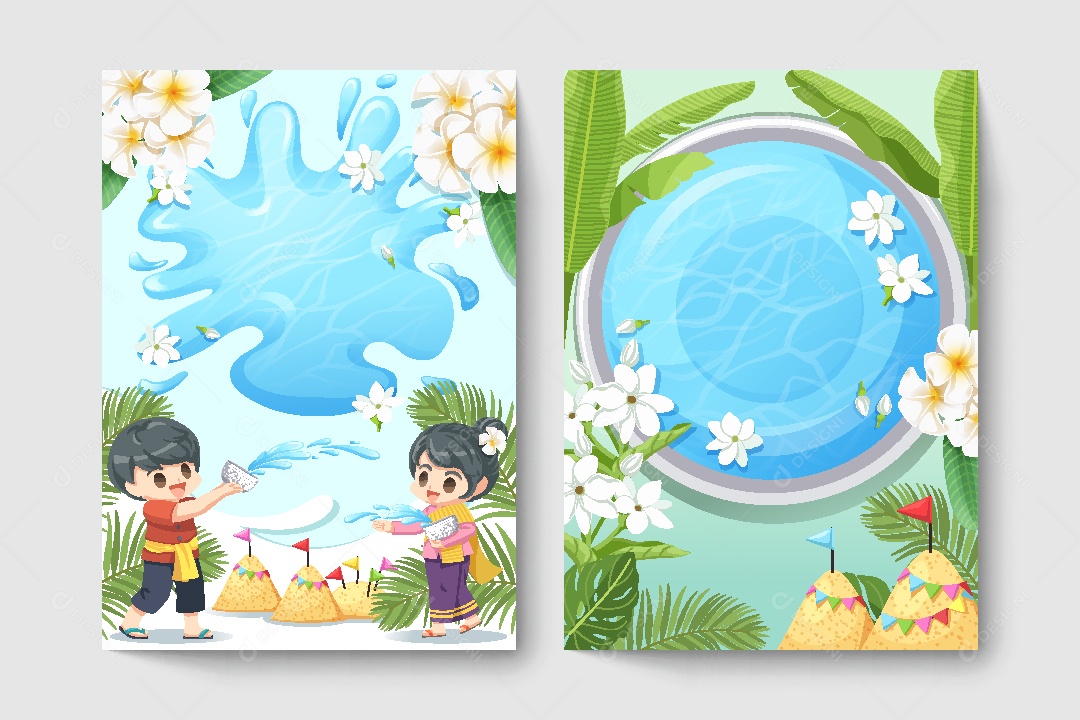 Crianças Brecando na Praia AI