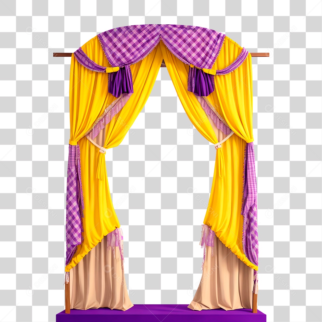 Cortina de São João PNG Transparente