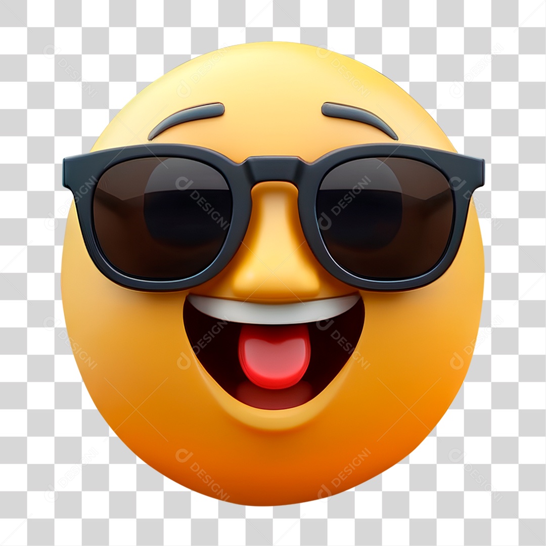 Emoji Feliz PNG Transparente