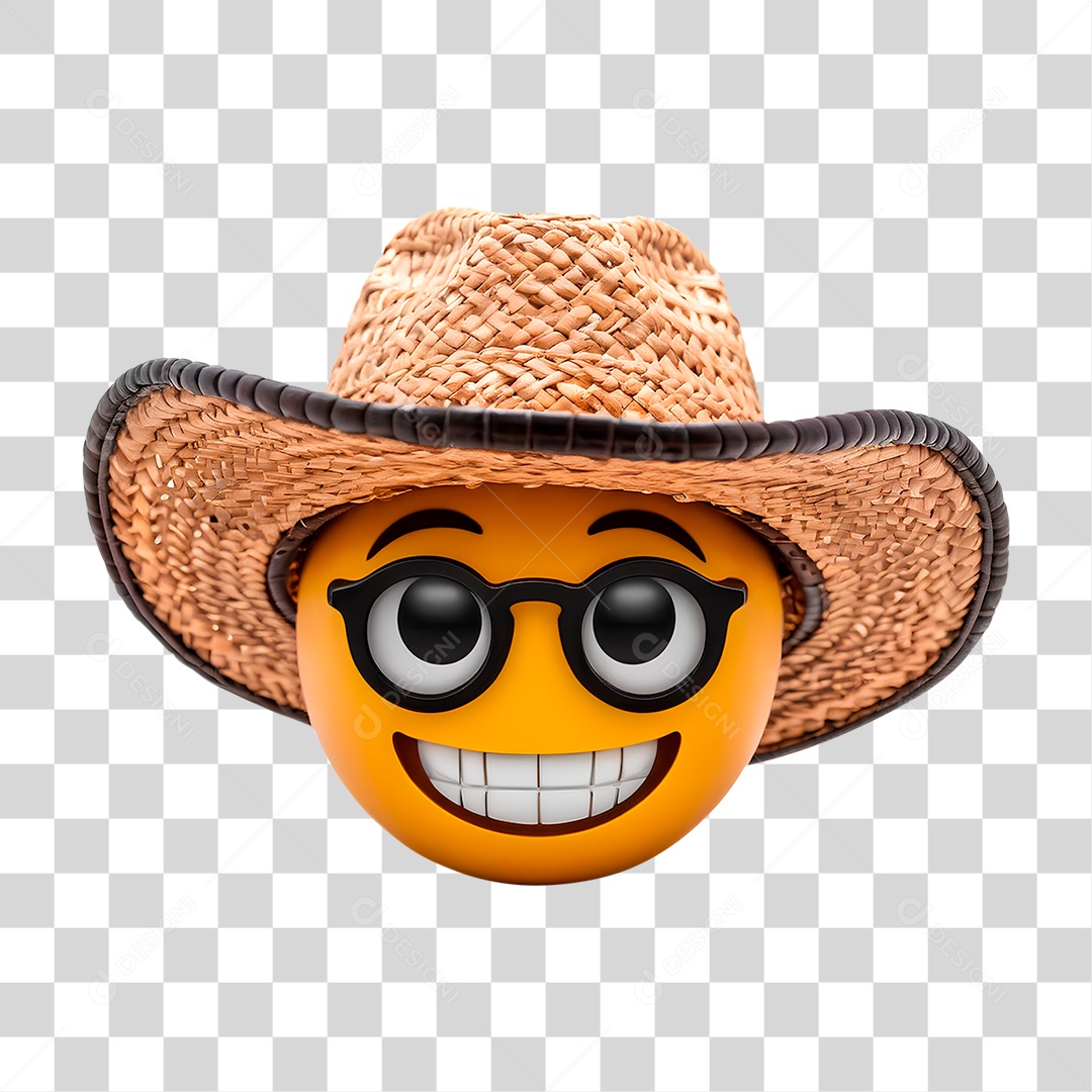 Emoji de São João PNG Transparente