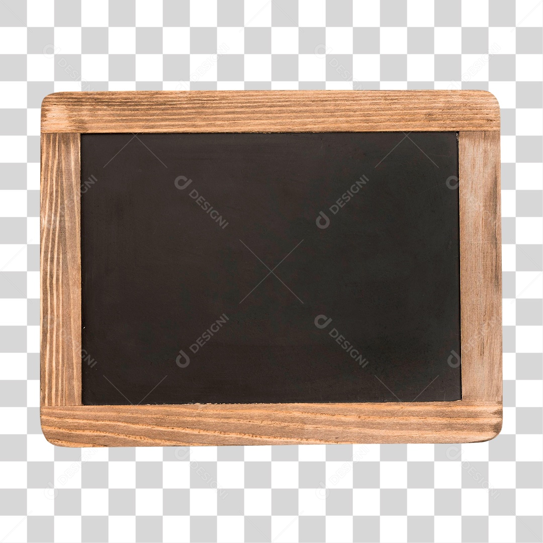 Quadro de Madeira PNG Transparente