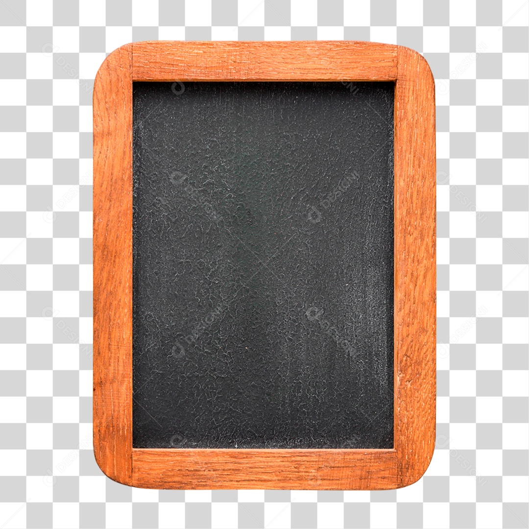 Quadro de Madeira PNG Transparente