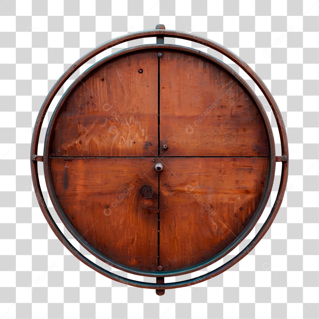 Painel de Madeira PNG Transparente