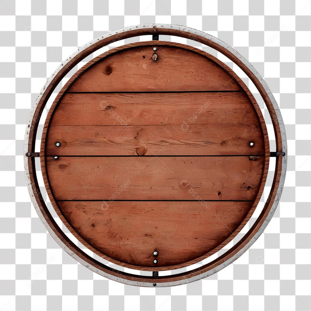 Painel de Madeira PNG Transparente