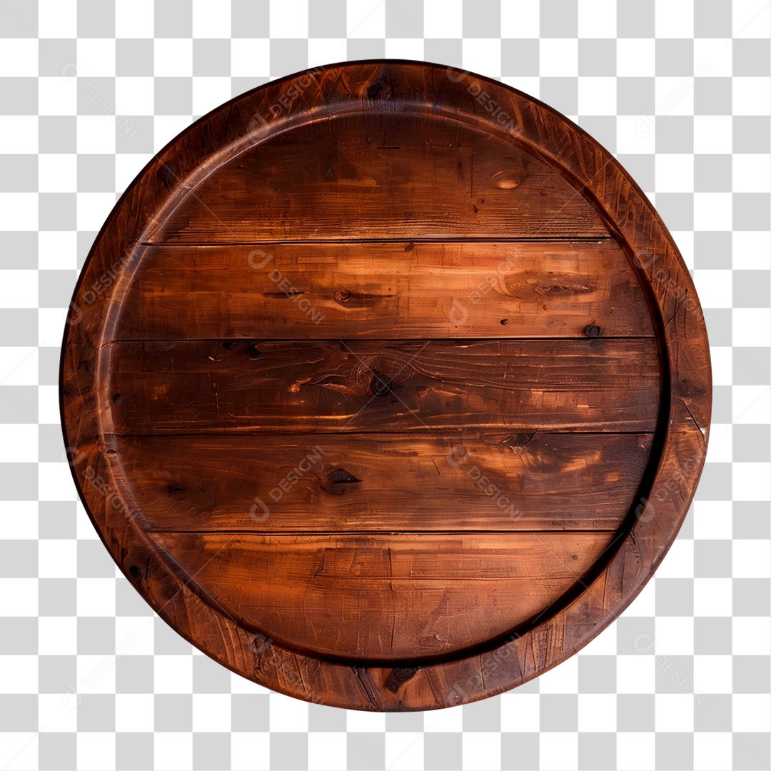 Painel de Madeira PNG Transparente