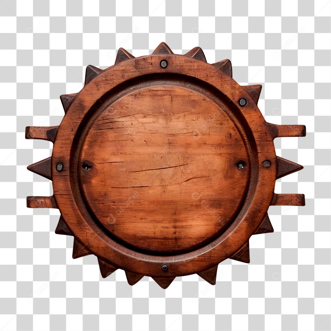 Painel de Madeira PNG Transparente