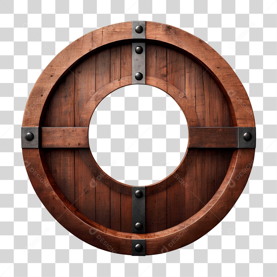 Painel de Madeira PNG Transparente