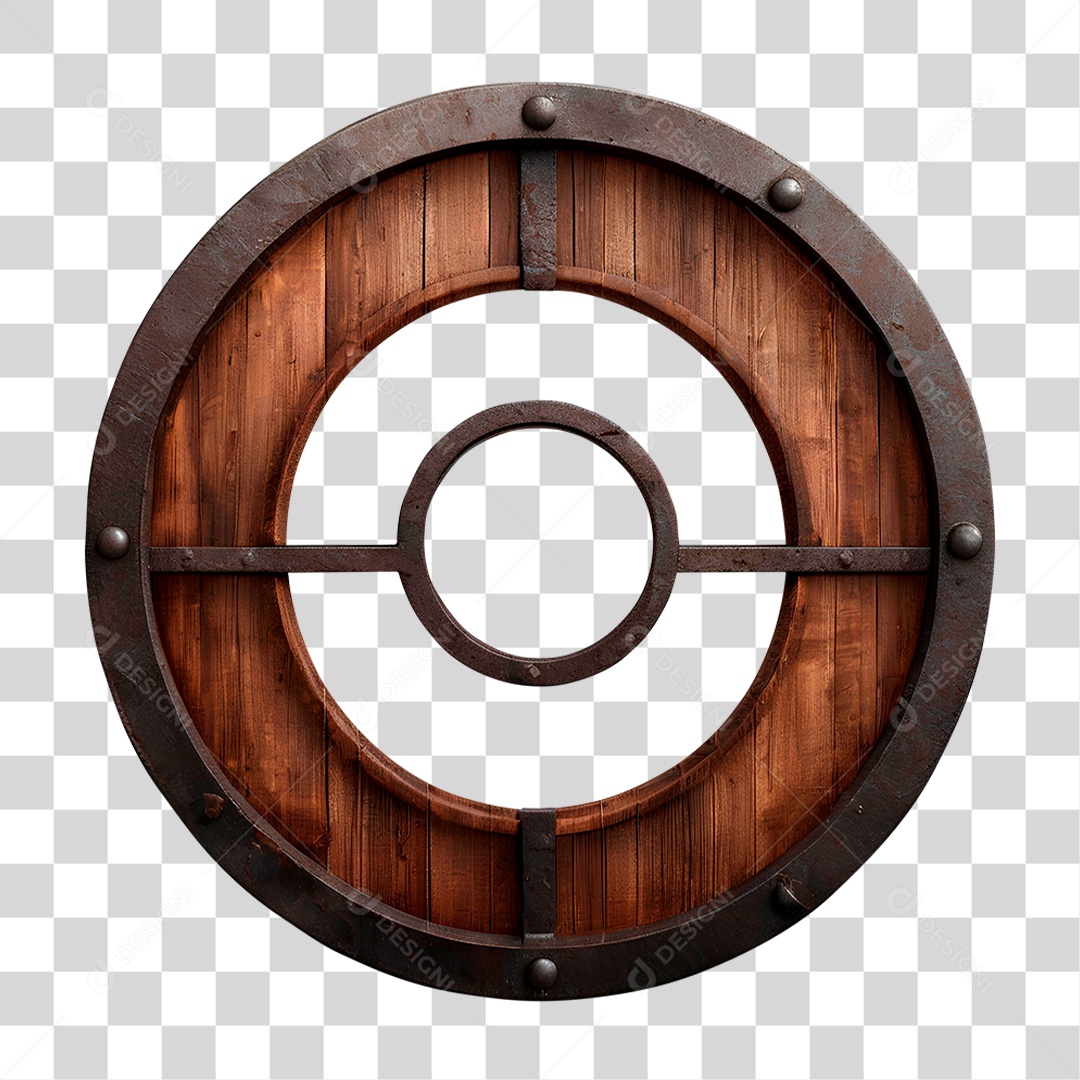 Painel de Madeira PNG Transparente