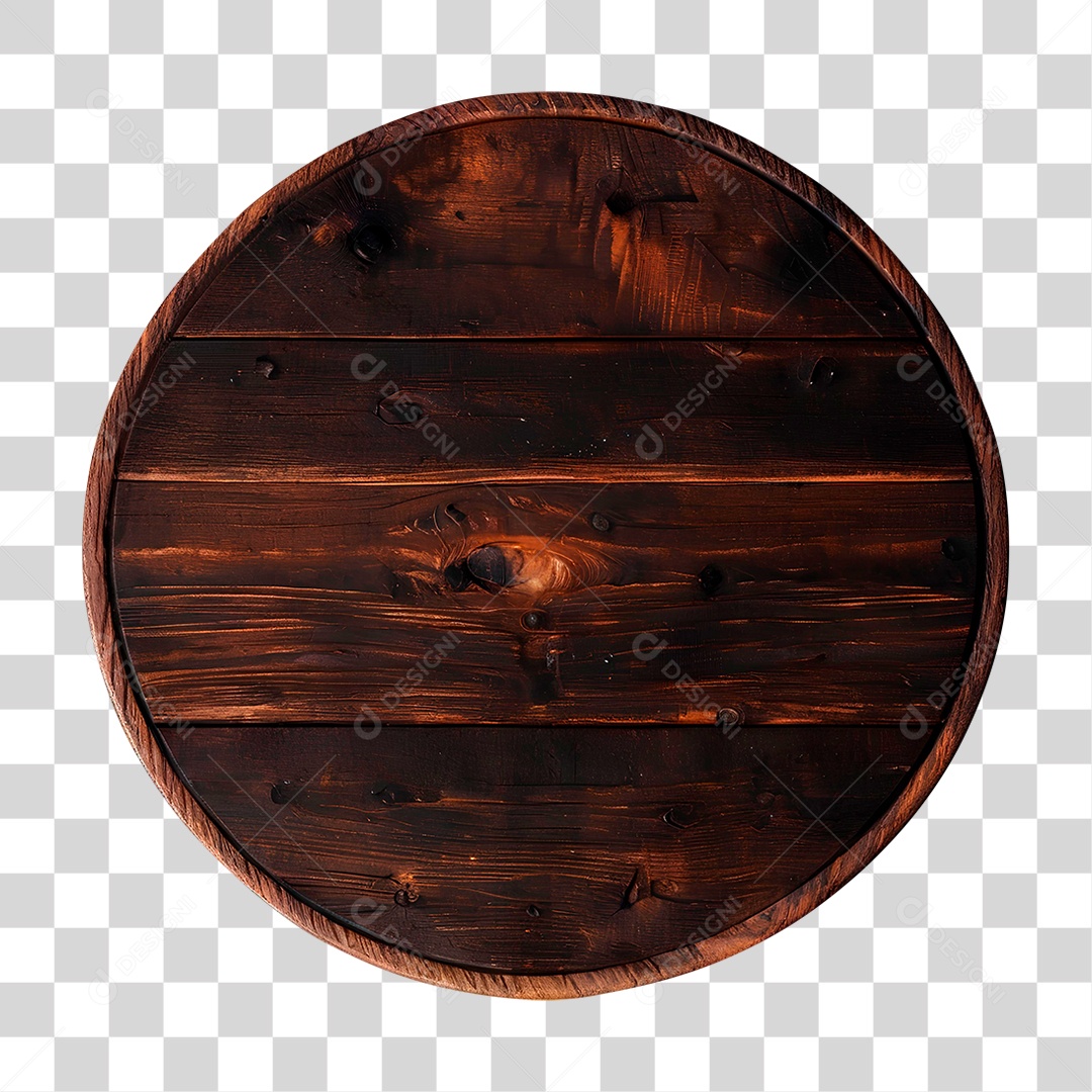 Painel de Madeira PNG Transparente