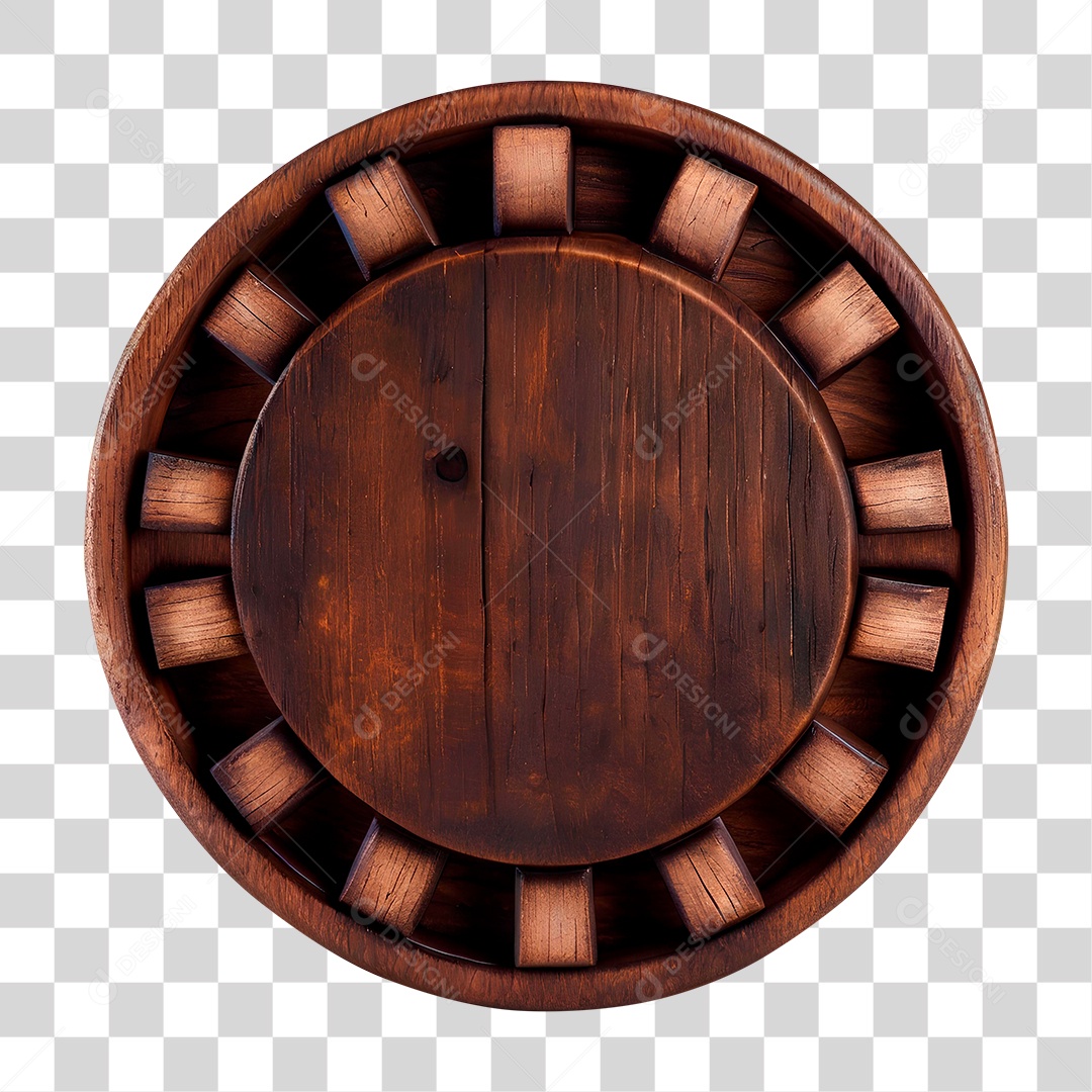 Painel de Madeira PNG Transparente