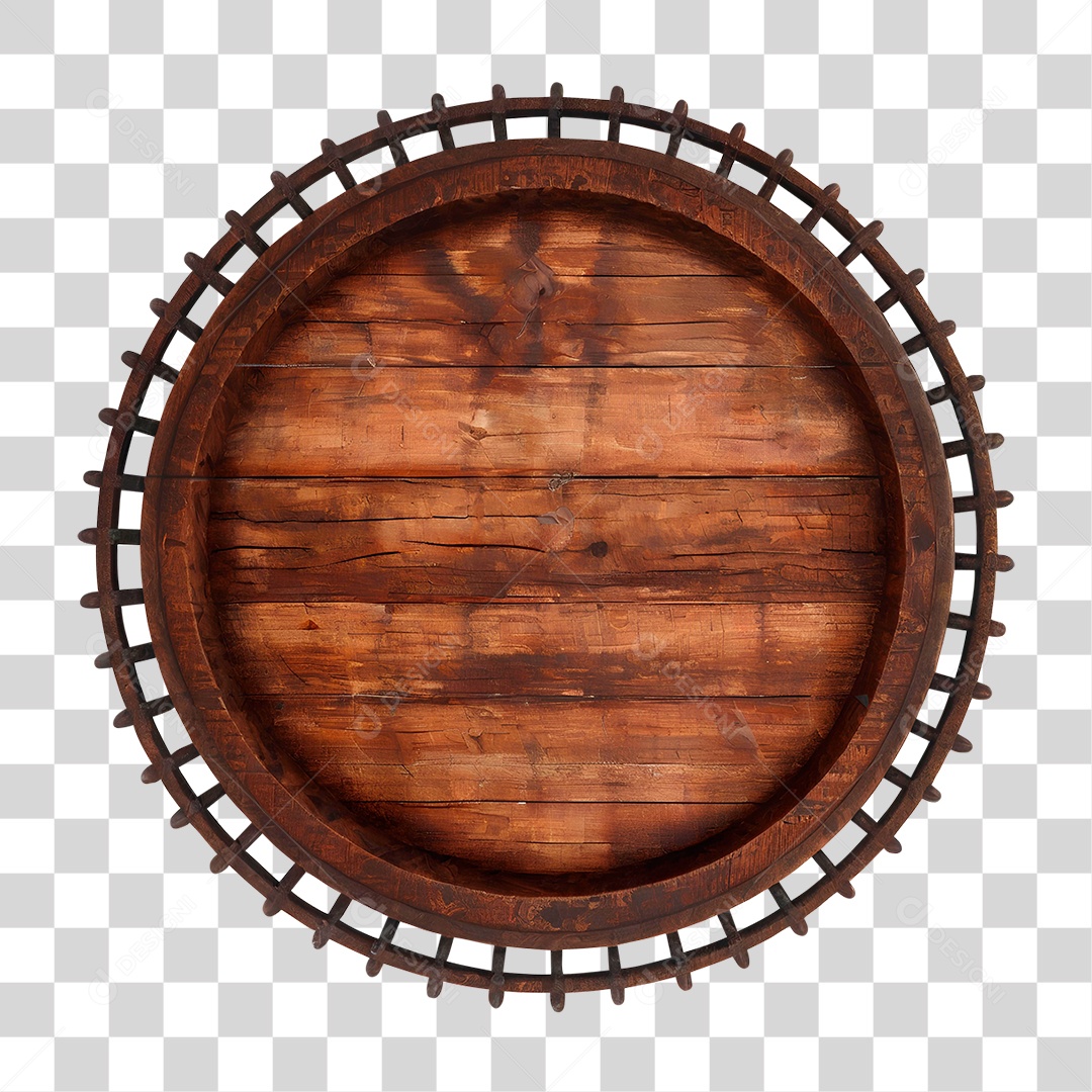 Painel de Madeira PNG Transparente