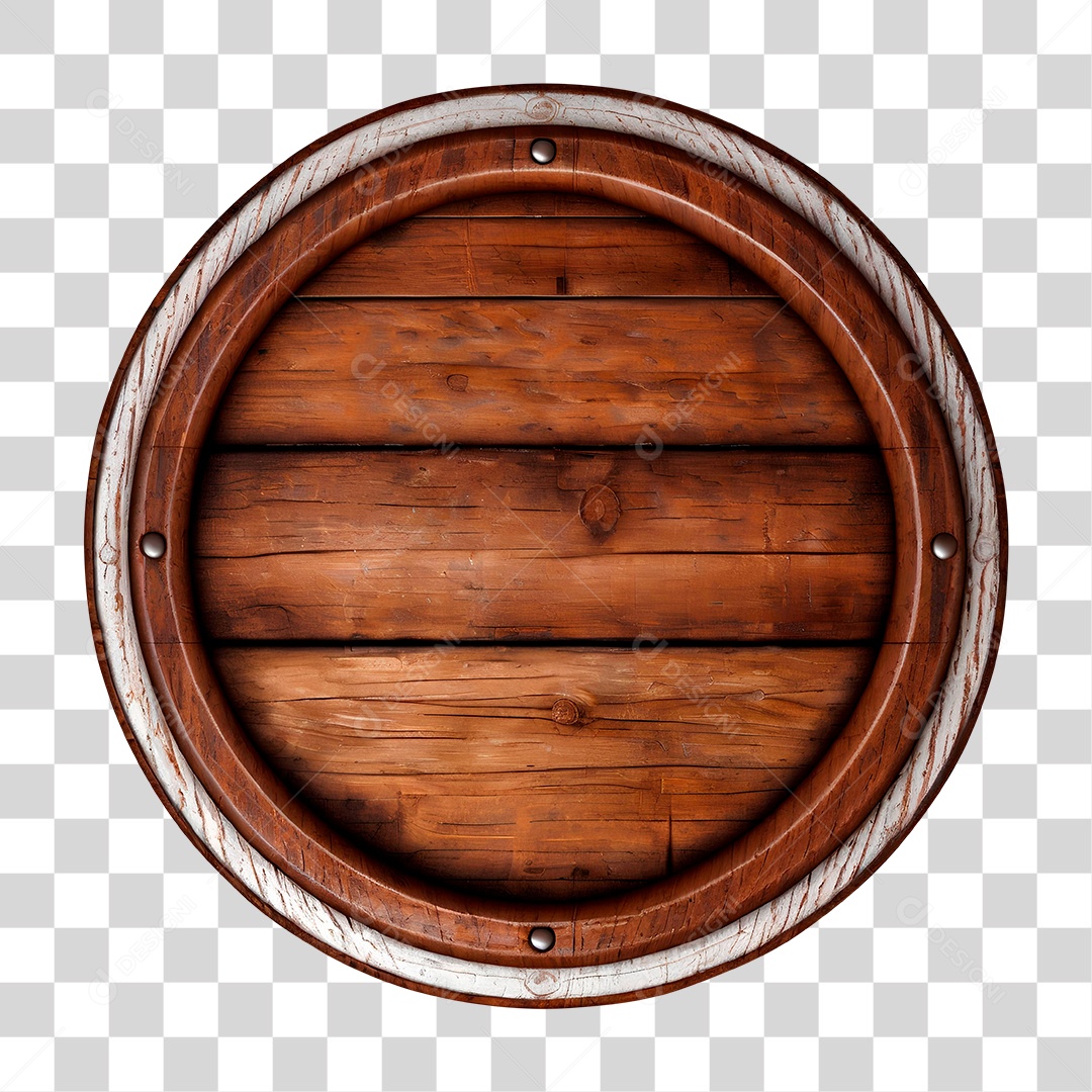 Painel de Madeira PNG Transparente