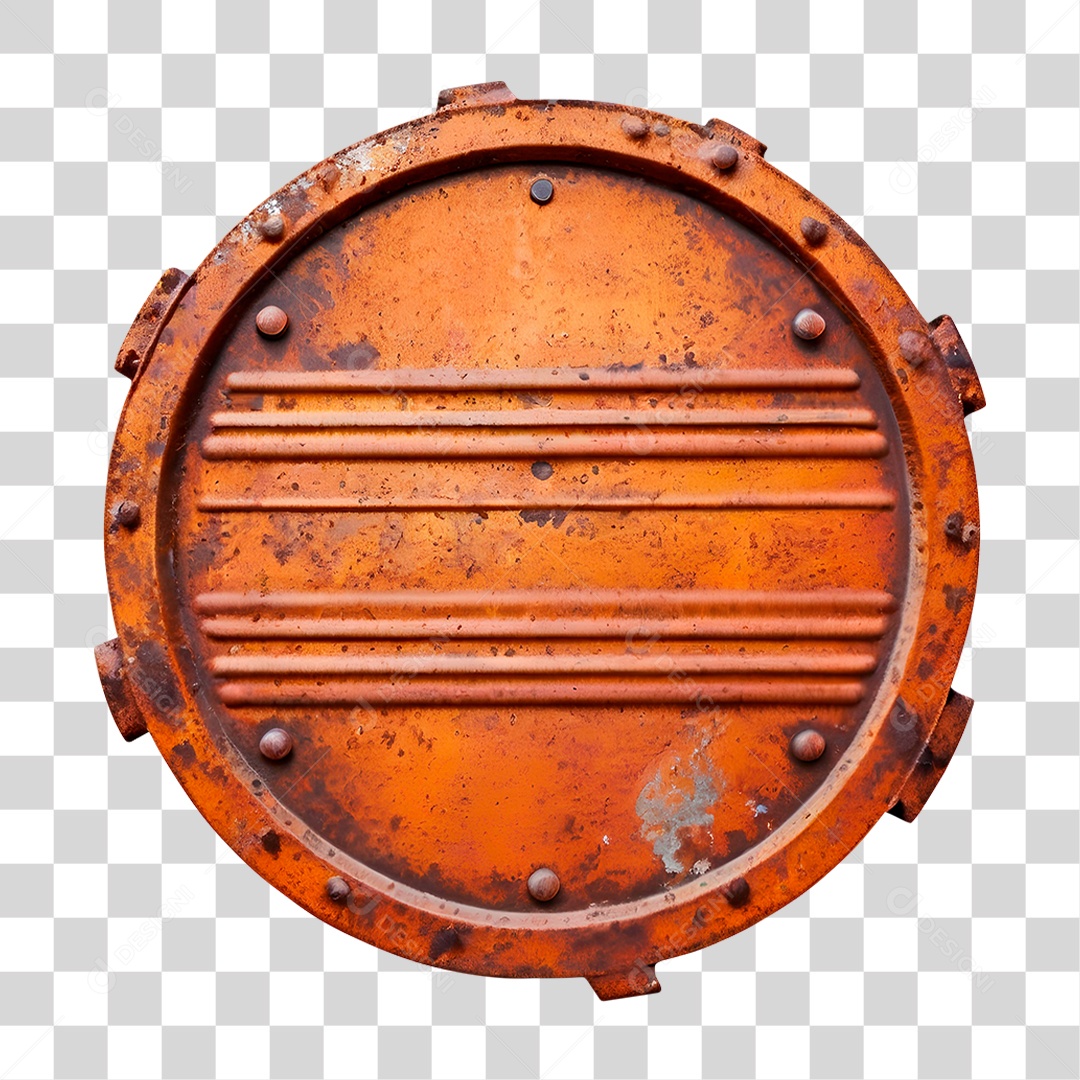 Escudo de Madeira PNG Transparente