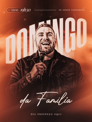 Domingo da Família  Evento Religioso PSD Editável
