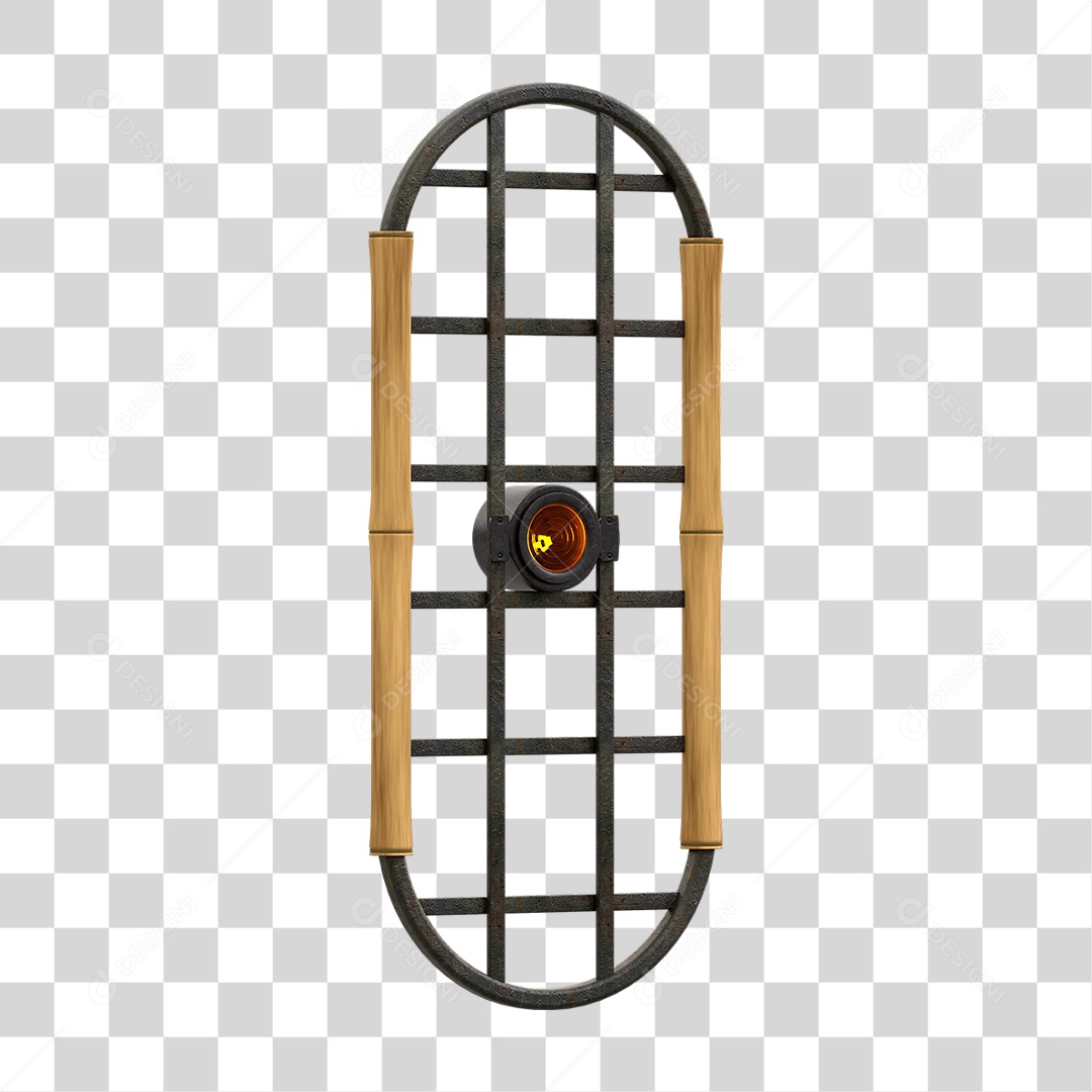 Painel de Bambu Lâmpadas PNG Transparente