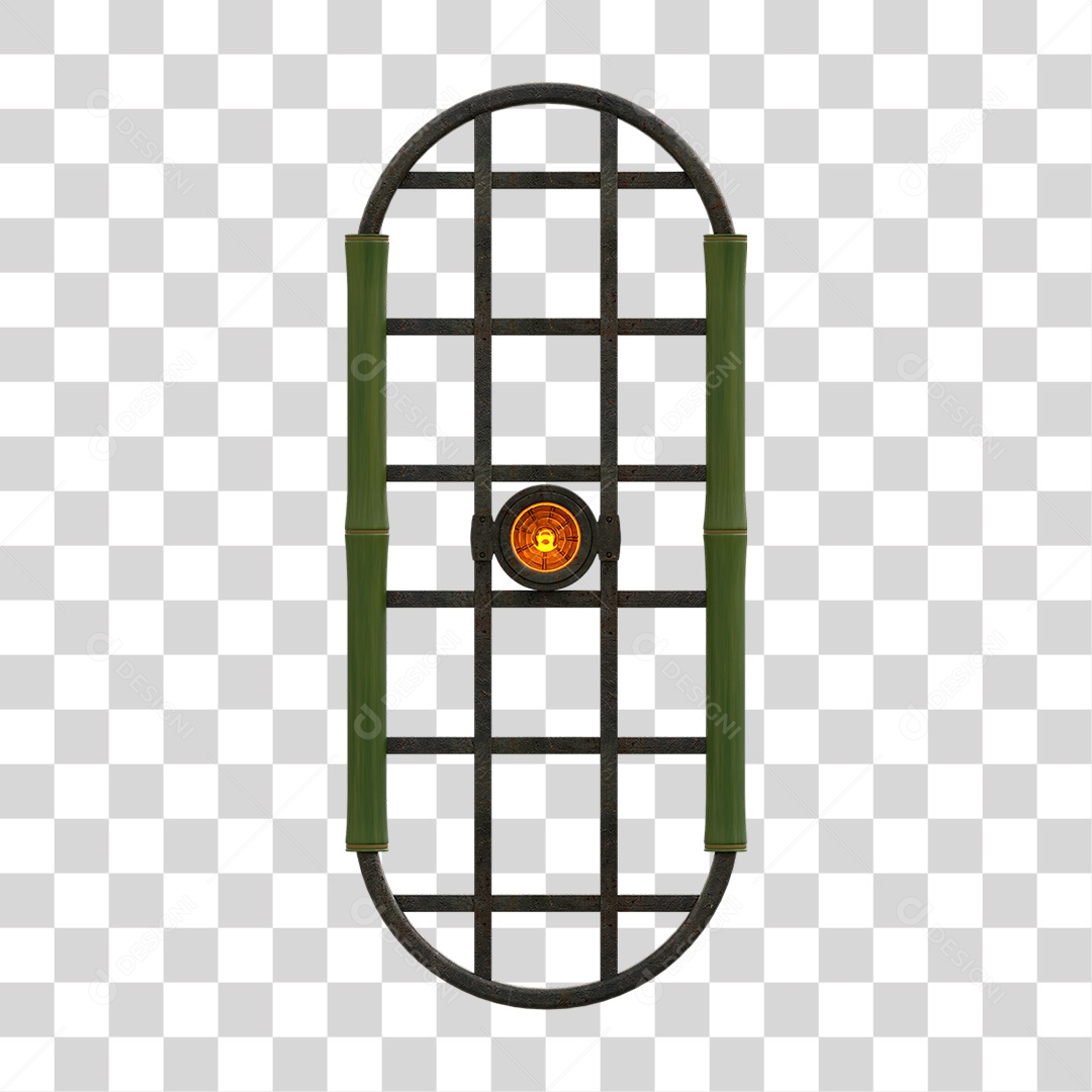 Painel de Bambu Lâmpadas PNG Transparente