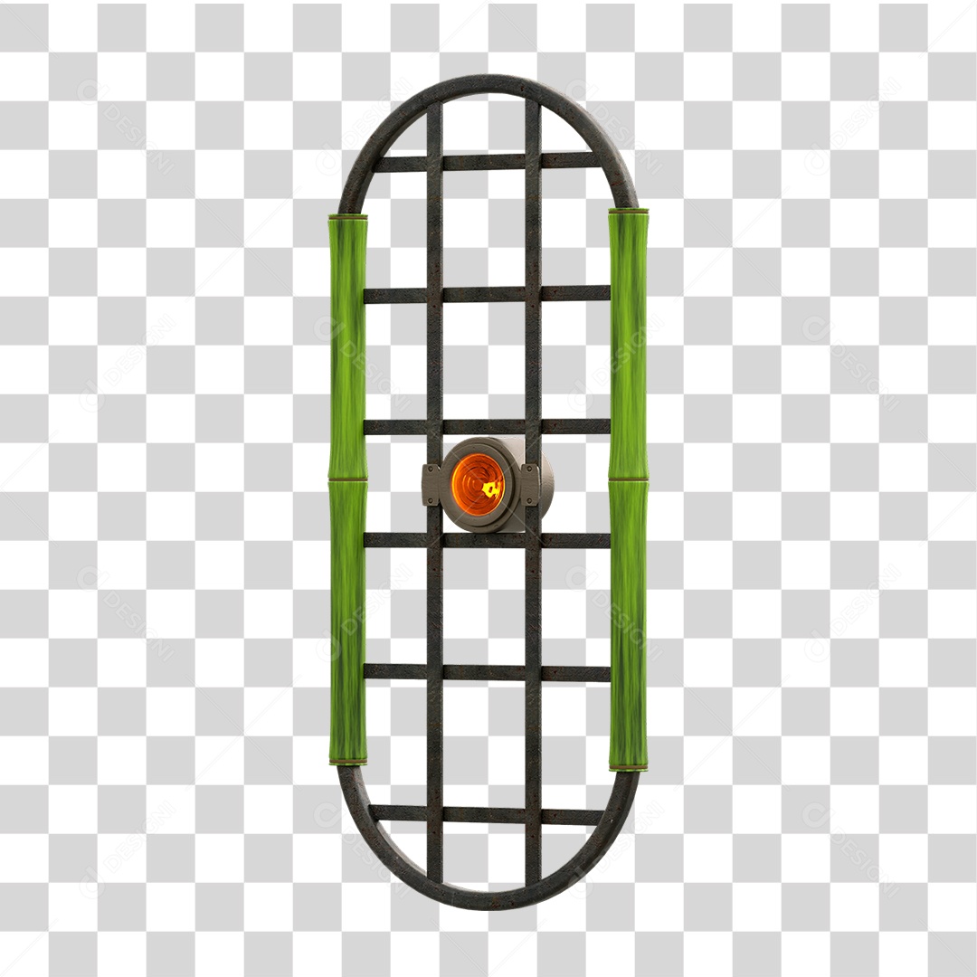 Painel de Bambu Lâmpadas PNG Transparente